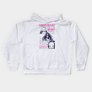 nezuko demon slayer Kids Hoodie